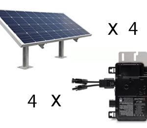 4 Panel & 4 Enphase Inverter System